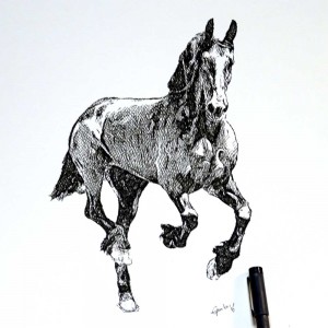 galopperend paard